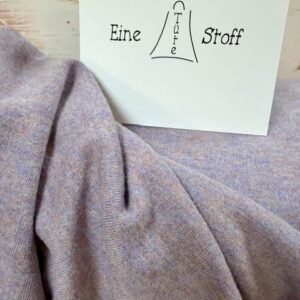 Merino Wollstrickstoff Kaschmir-Touch MULESING FREE light lavendel