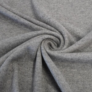 Merino Wollstrickstoff Kaschmir-Touch mausgrau