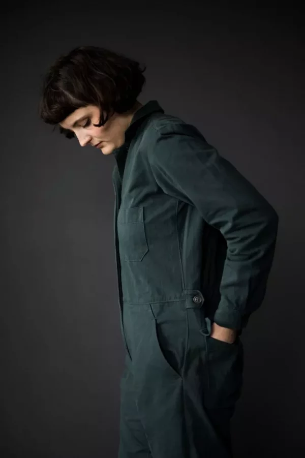 Merchant and Mills Sanded Twill 8oz Nordic green – Bild 3