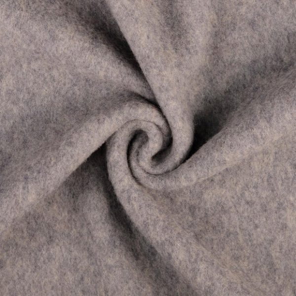 Woll Fleece hellgrau
