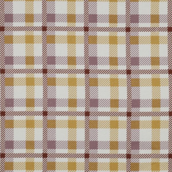 Flanell Check "Ocker"