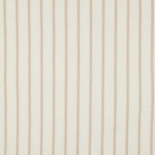 Musselin "YD Stripes" beige