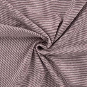 YD Streifen Jersey mauve white