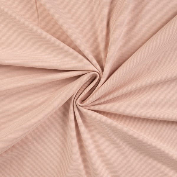 YD Streifen Jersey dusty salmon white