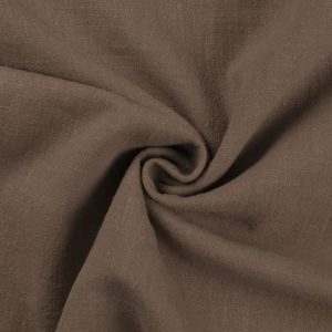 Leinen stonewashed dusty brown