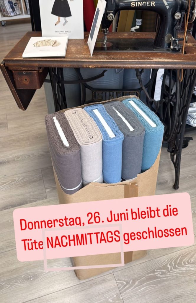 Die Tüte bleibt am Nachmittag des 26.06.2025 geschlossen