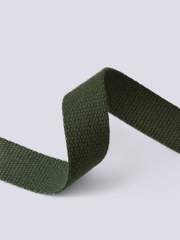 Gurtband Mind the maker green khaki 4cm