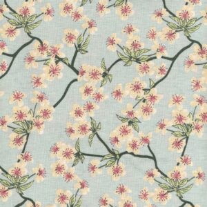 Wachstuch - Amalie light blue