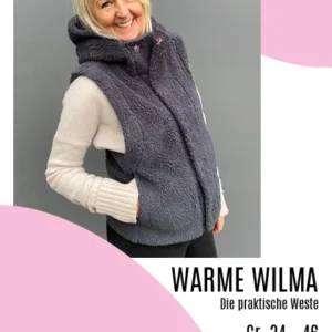 Papierschnittmuster "Warme Wilma" von Echt Knorke
