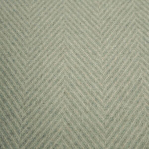 Woll-Flausch Fischgrät salbei/beige