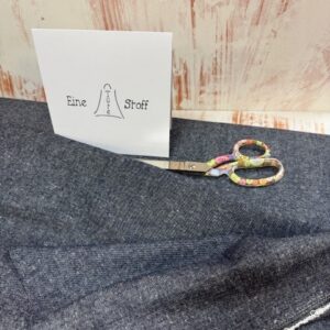 Denim in dunkelblau mit Wolle