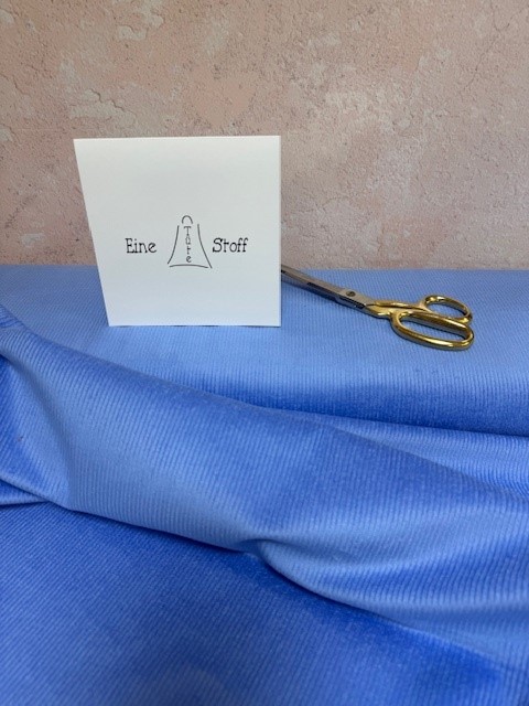 organic Kora Corduroy "Mind the maker" sky haze