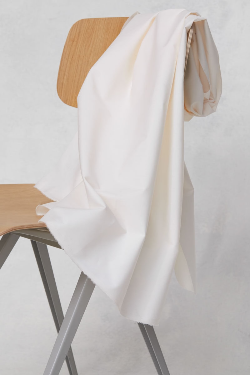 Organic Papertouch Poplin weiß