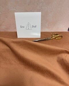 organic Kora Corduroy "Mind the maker" soft mocha