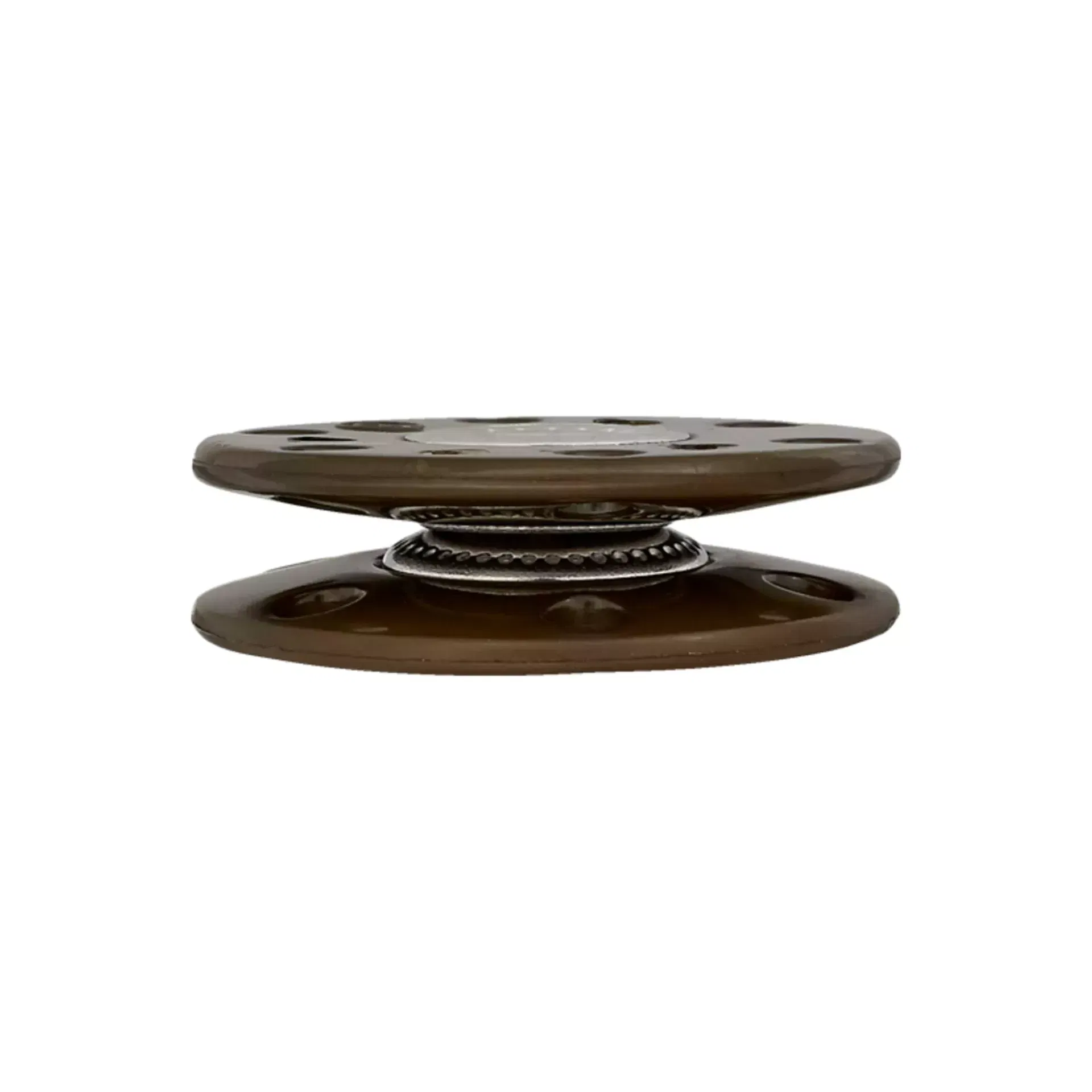 Polyester/Metalldruckknopf 25mm dunkelgrün – Bild 2