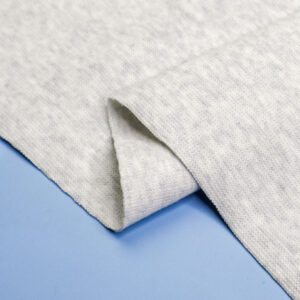 Mind the maker Melange cotton Rib light grey