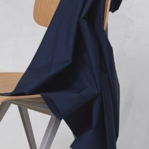 Organic Papertouch Poplin indigo night