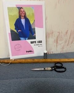 Nähpaket "Dufte Lissi" Premium hellgrau/blau