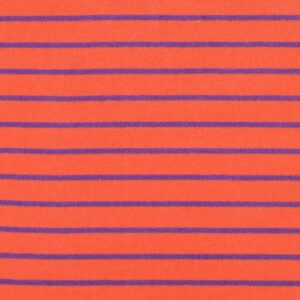 Frottee "Streifen" orange/ purple