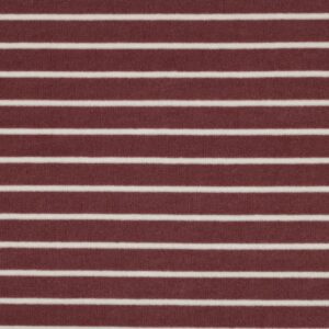 Frottee "Streifen" mauve/ecru
