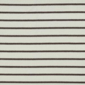 Frottee "Streifen" ecru/taupe