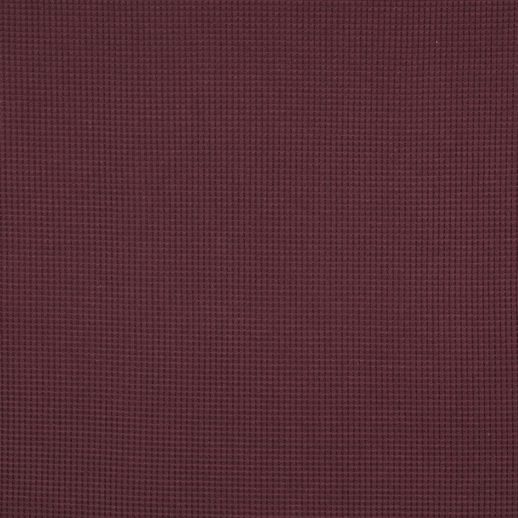 Knitted Waffle Jersey aubergine