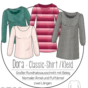 Papierschnittmuster "Dora-Classic-Shirt/Kleid"
