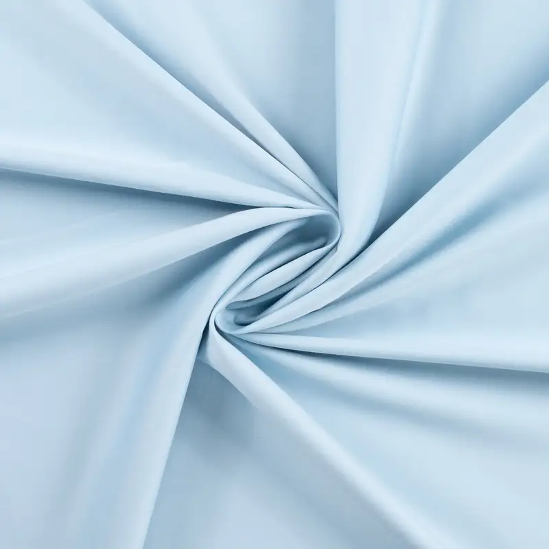 Baumwoll Satin uni "soft blue"