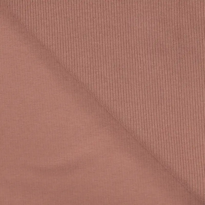 Rib Jersey cognac – Bild 2