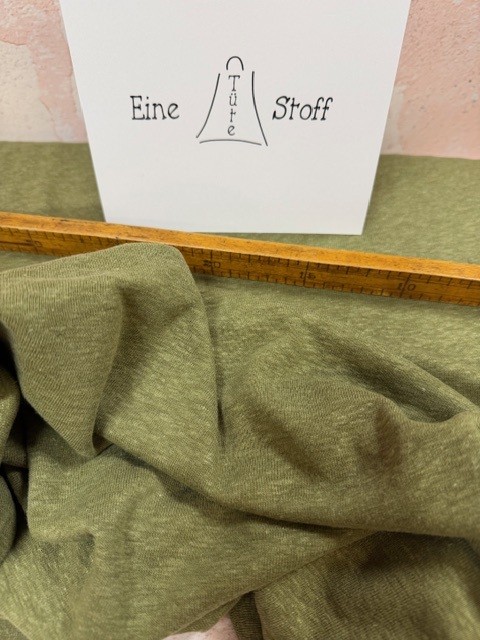 Leinen Bambus Strick khaki