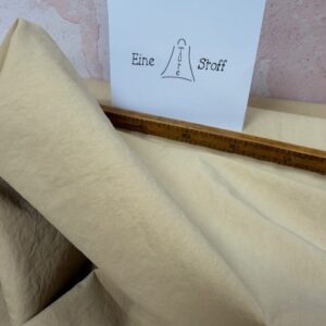 Baumwoll-Popelin papertouch beige