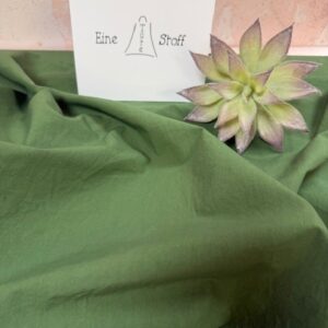 Baumwoll-Popelin papertouch flaschengrün