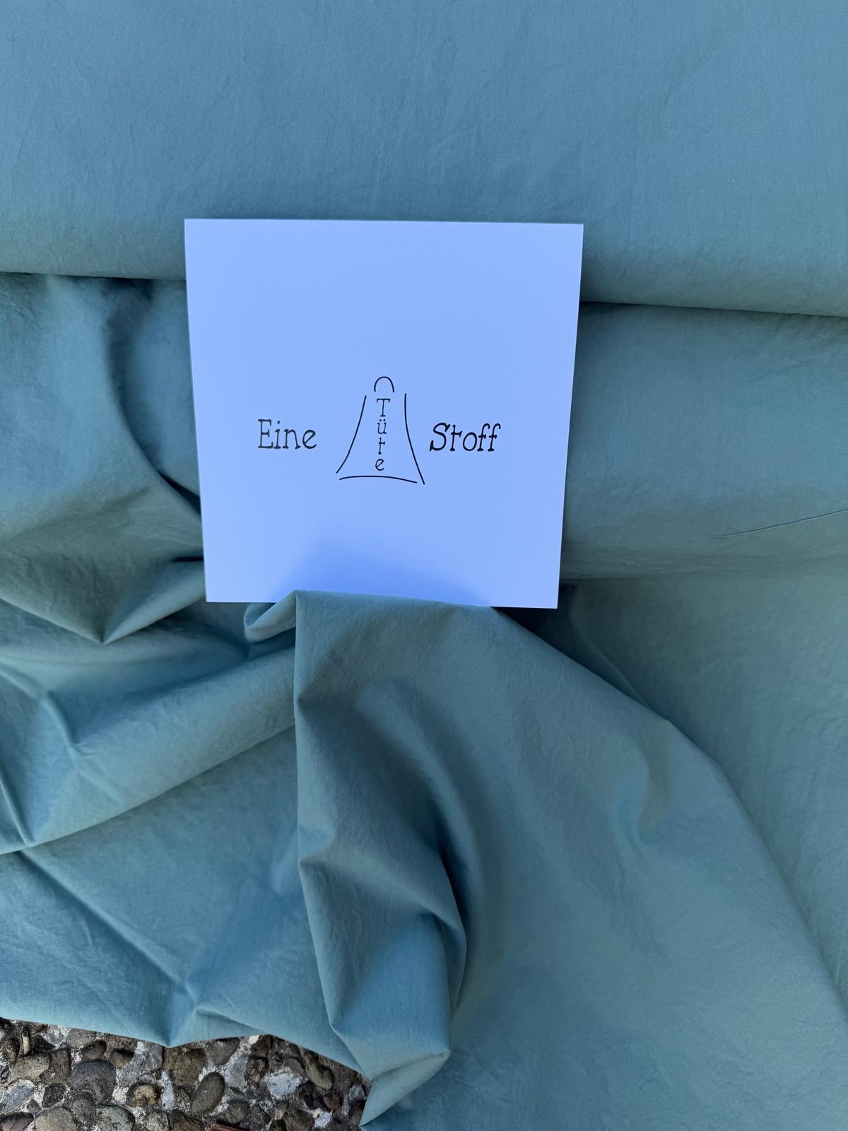 Baumwoll-Popelin papertouch mint