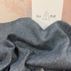 Baumwoll-Leinen-Köper blau