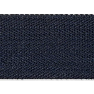 Gurtband "Fischgrät" beidseitig navy 4 cm