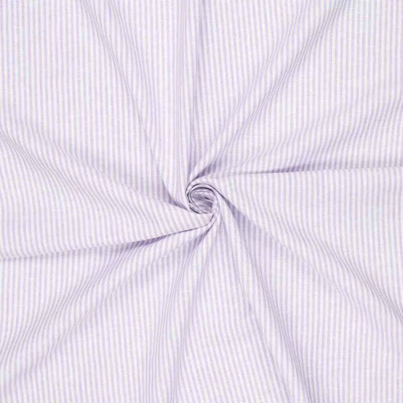 Linen Cotton Stripe purple