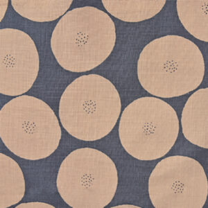 Kokka Canvas Muddy Works by Tomotake "braun/blau"