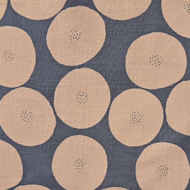 Kokka Canvas Muddy Works by Tomotake "braun/blau"