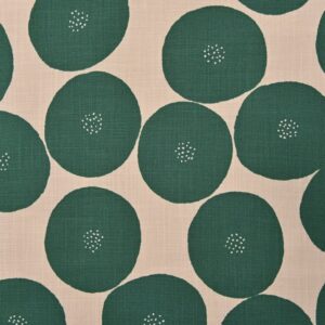 Kokka Canvas Muddy Works by Tomotake "grün/rosa"