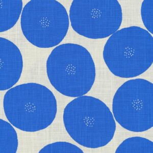 Kokka Canvas Muddy Works by Tomotake "hellblau/natur"