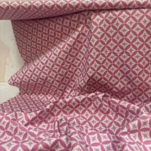 Gütermann Cotton print pink Raute