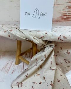Baumwoll Popelin "Little Birds" von Katia