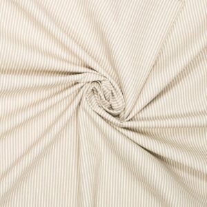 Yarn Dyed Denim Stripe beige