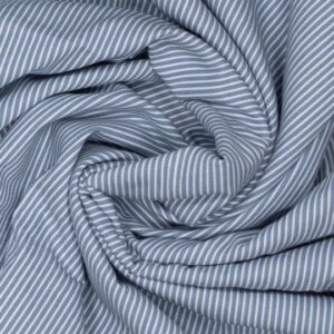 Yarn Dyed Denim Stripe blue
