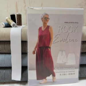 Nähpaket "Rock Evolène" Denimstripes von Prülla