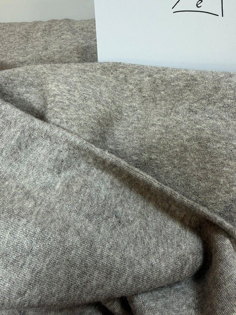 Viskose "Soft Touch Knit" taupe – Bild 2