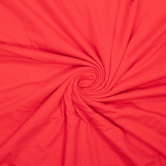 American Heavy Cotton Jersey "tomato red"