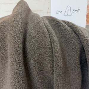 Merino Wollstrickstoff "Teddy" MULESING FREE Erde