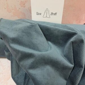 Cord washed stretch grey blue