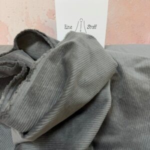 Cord washed stretch grey